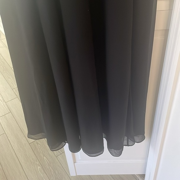 EUC JKara Black Dress with white floral beeding Size 16 - Picture 6 of 13